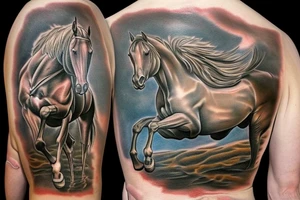 the bronze horseman tattoo idea