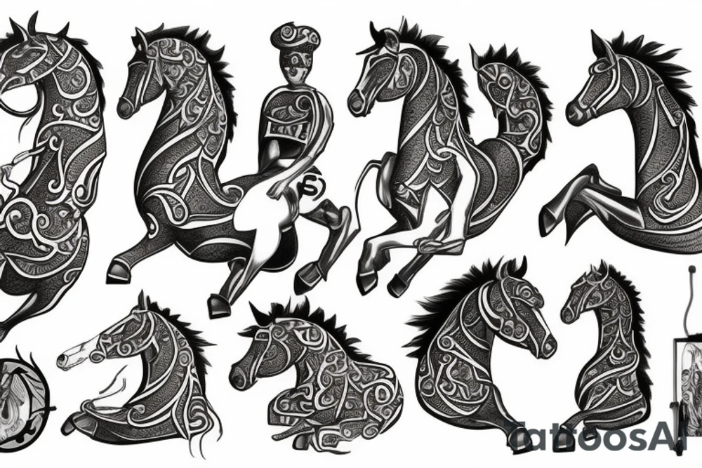 trojan horse tattoo idea