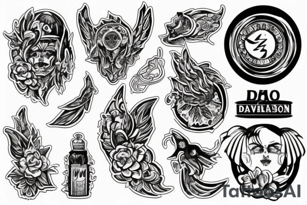 глаз пробитый гвоздём с ниткой tattoo idea