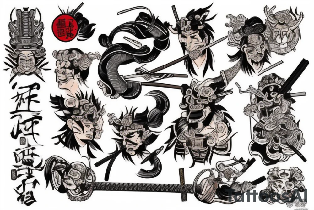Samurai tattoo idea