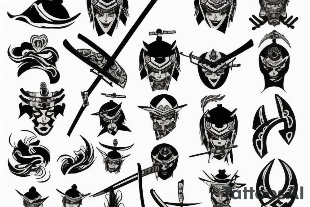 Samurai tattoo idea