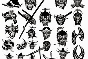 Samurai tattoo idea