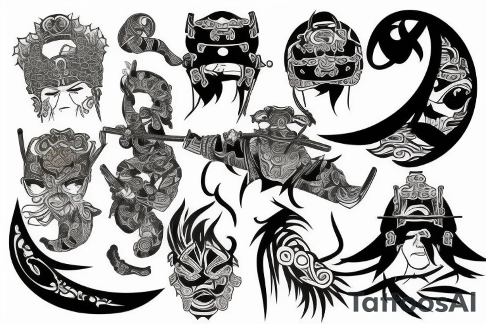 Samurai tattoo idea