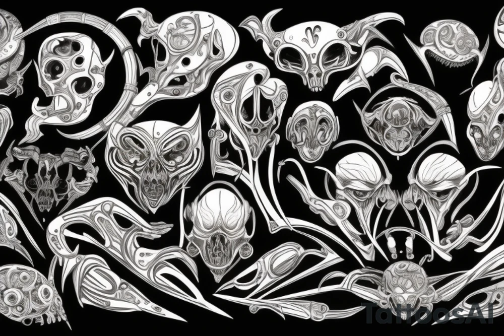 Рукав tattoo idea