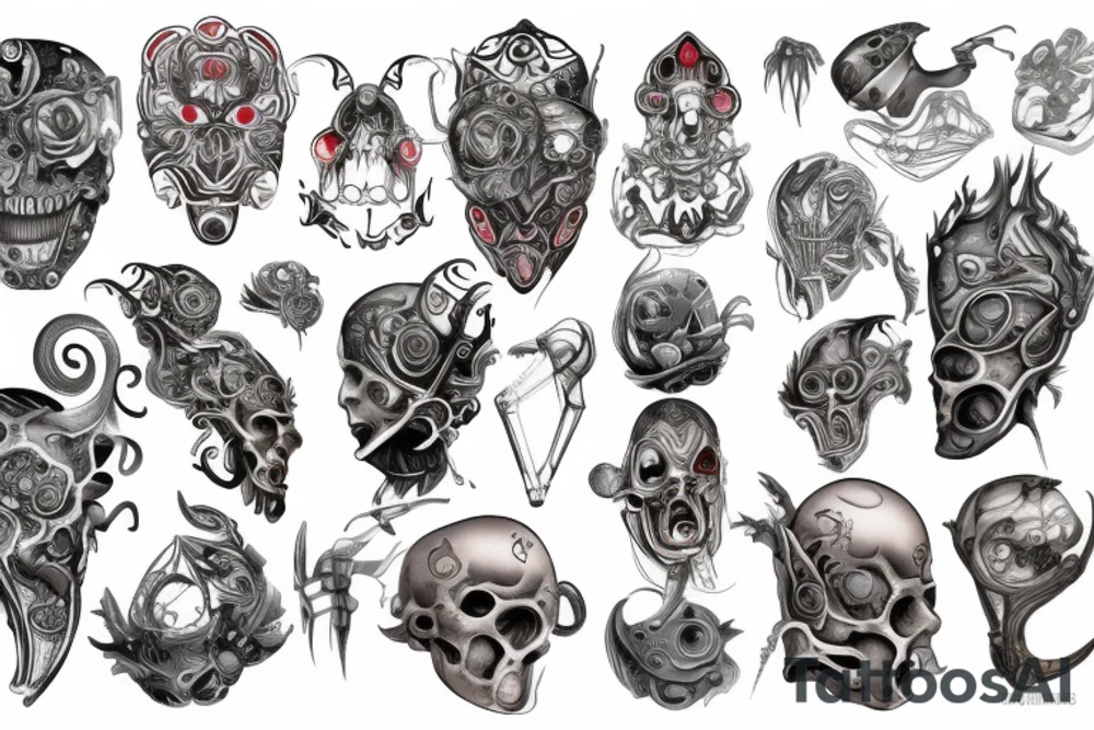 Рукав tattoo idea