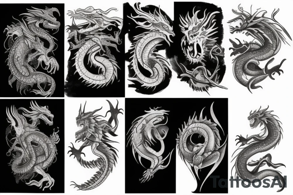 dragon tattoo idea