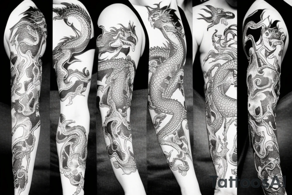 dragon tattoo idea