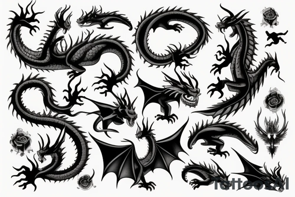 dragon tattoo idea
