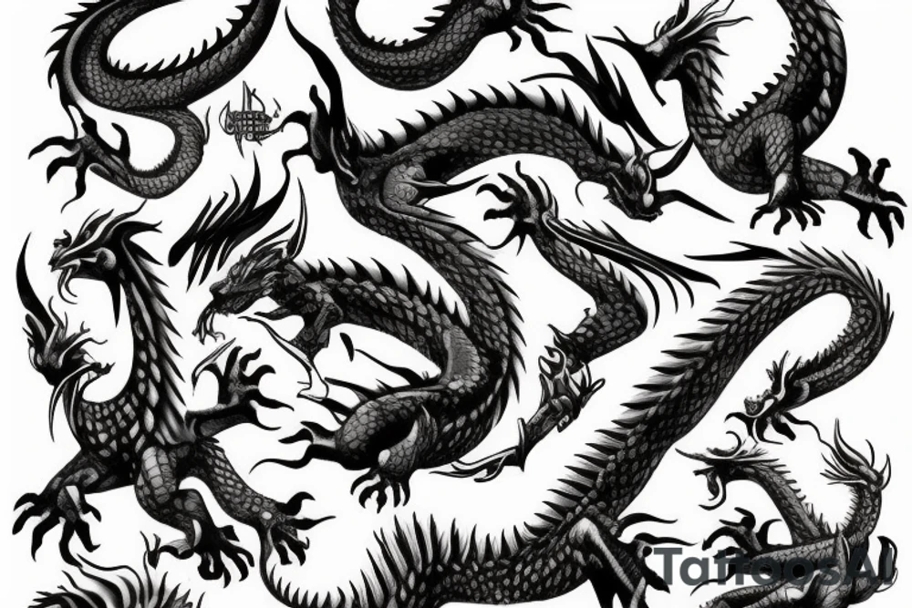 dragon tattoo idea