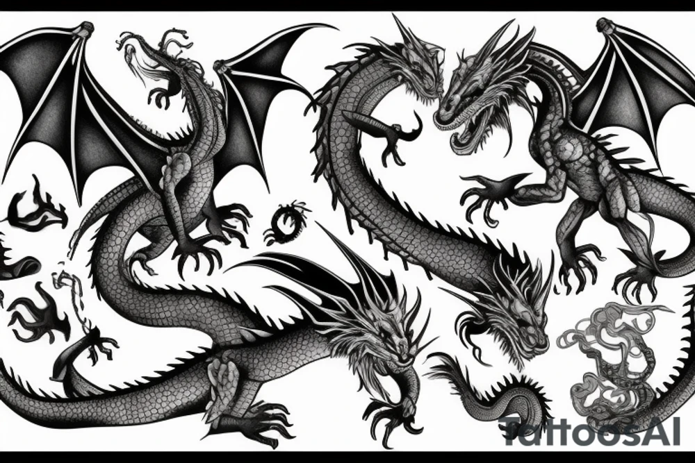 dragon tattoo idea