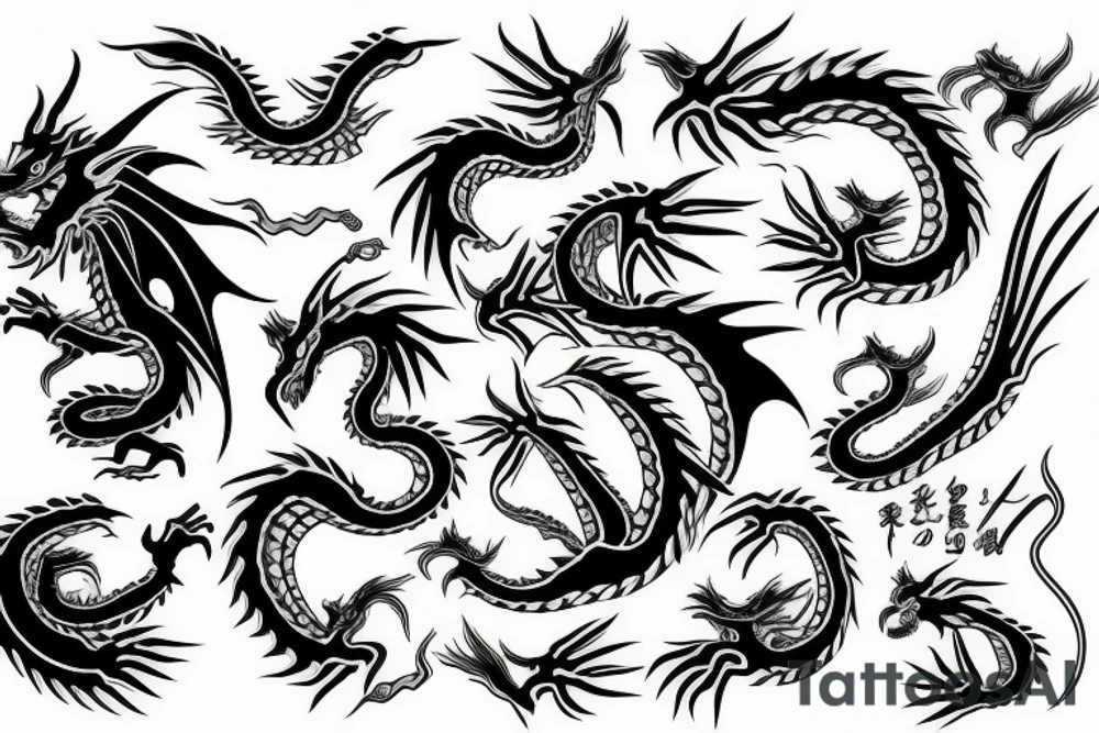 dragon tattoo idea