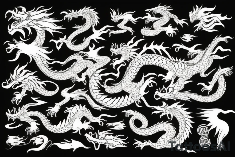 dragon tattoo idea