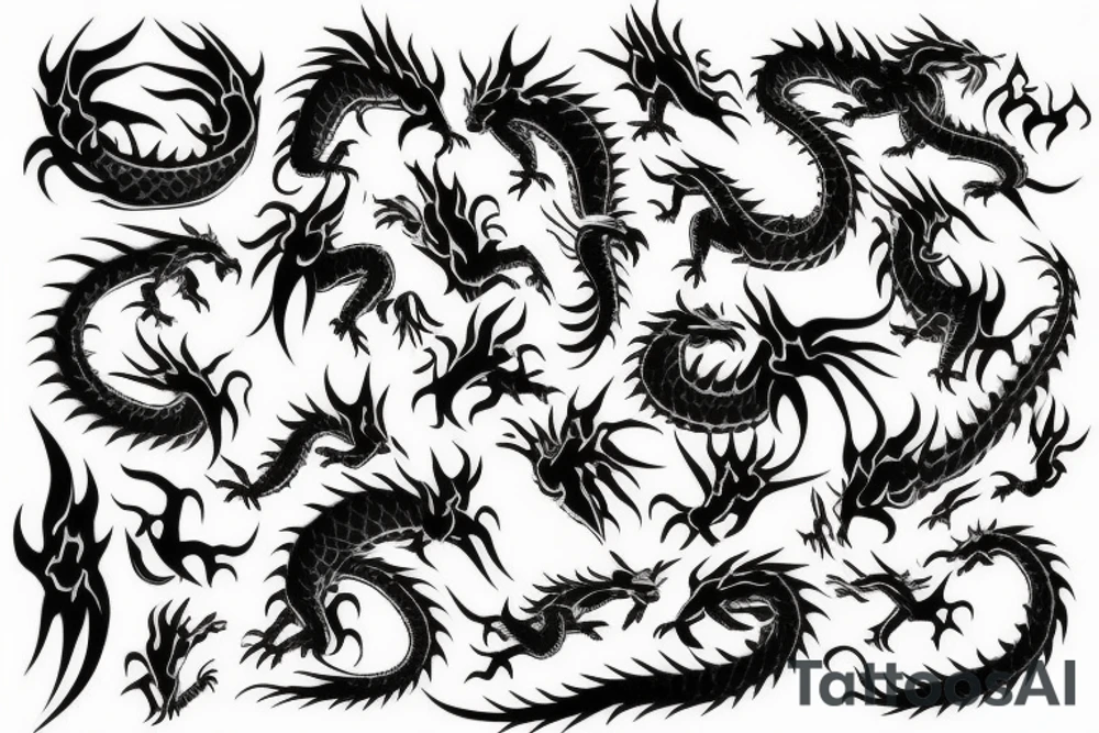 dragon tattoo idea