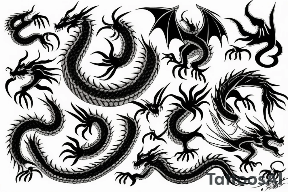 dragon tattoo idea