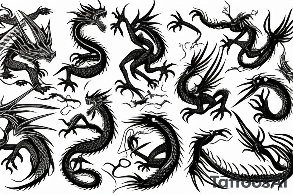 dragon tattoo idea