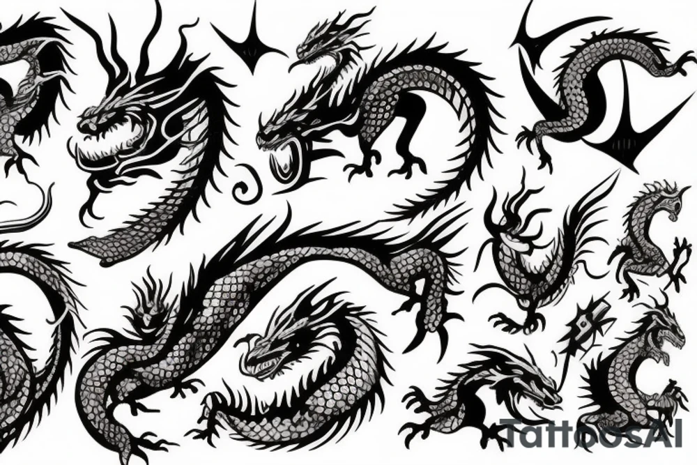 dragon tattoo idea