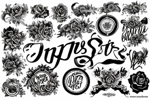 One Four Eight Eight tattoo idea