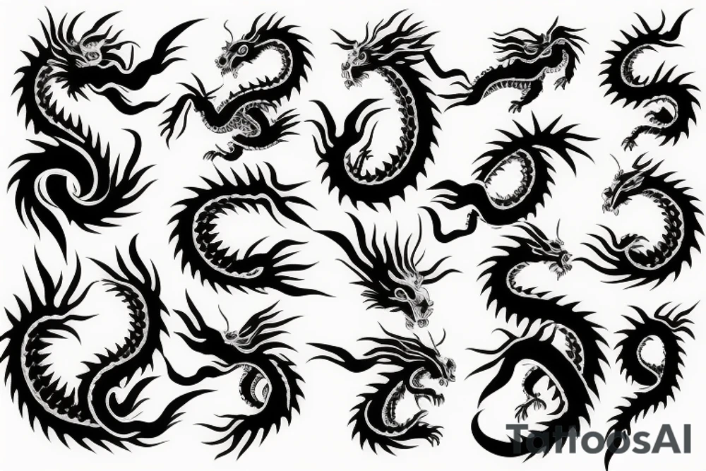 Japanese Dragon tattoo idea