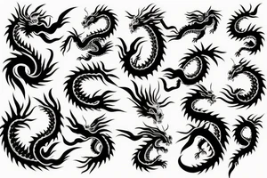 Japanese Dragon tattoo idea