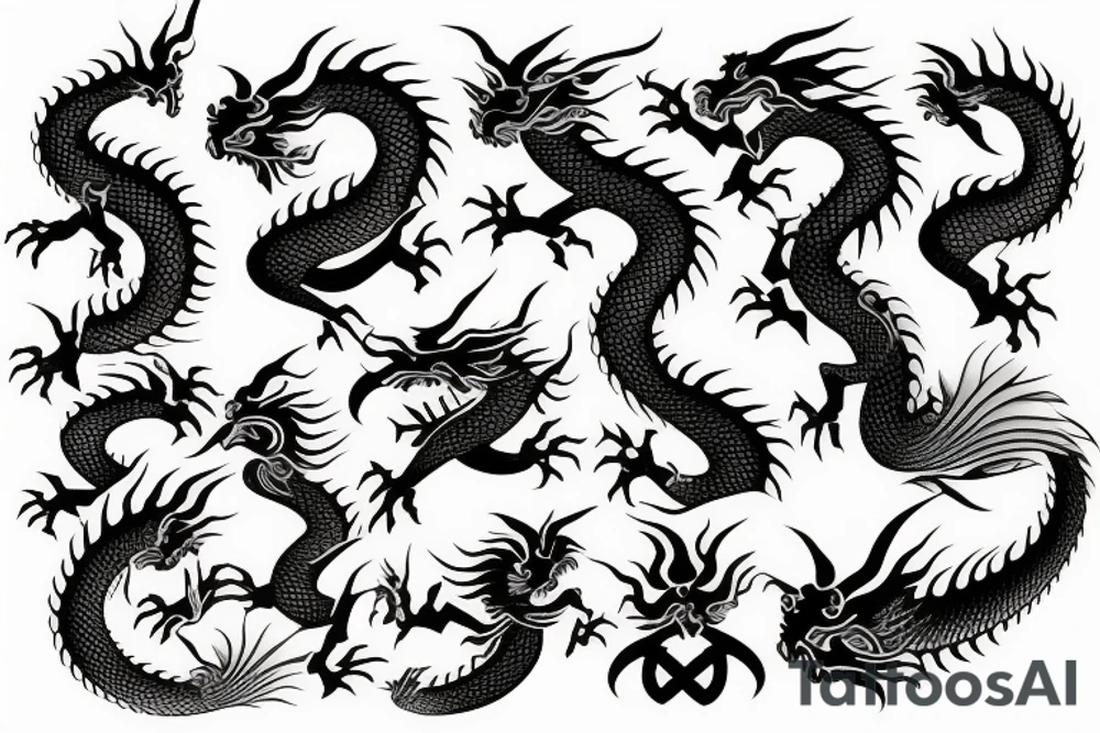 Japanese Dragon tattoo idea