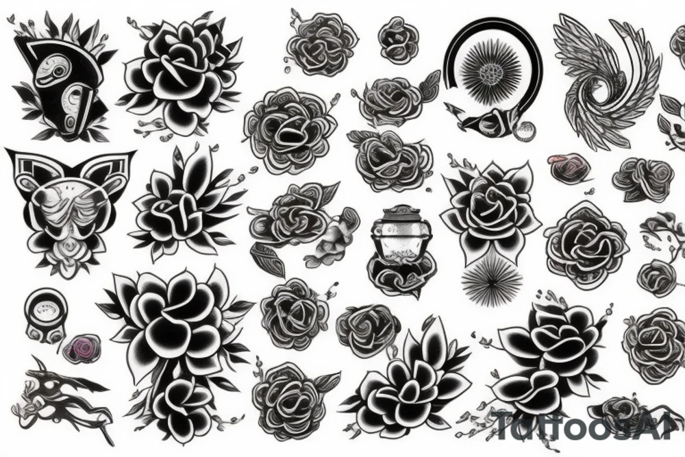 Neo traditional tattoo idea