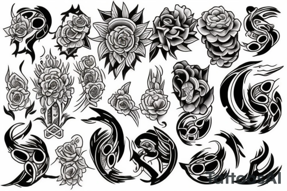 Neo traditional tattoo idea