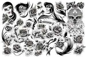 Neo traditional tattoo idea