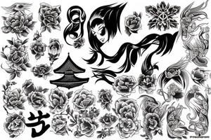 Neo traditional tattoo idea