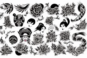 Neo traditional tattoo idea