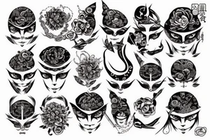 Neo traditional eye tattoo idea