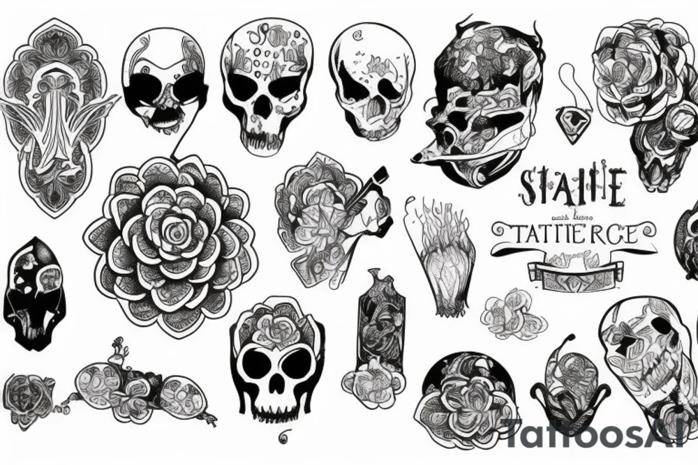 звезда tattoo idea