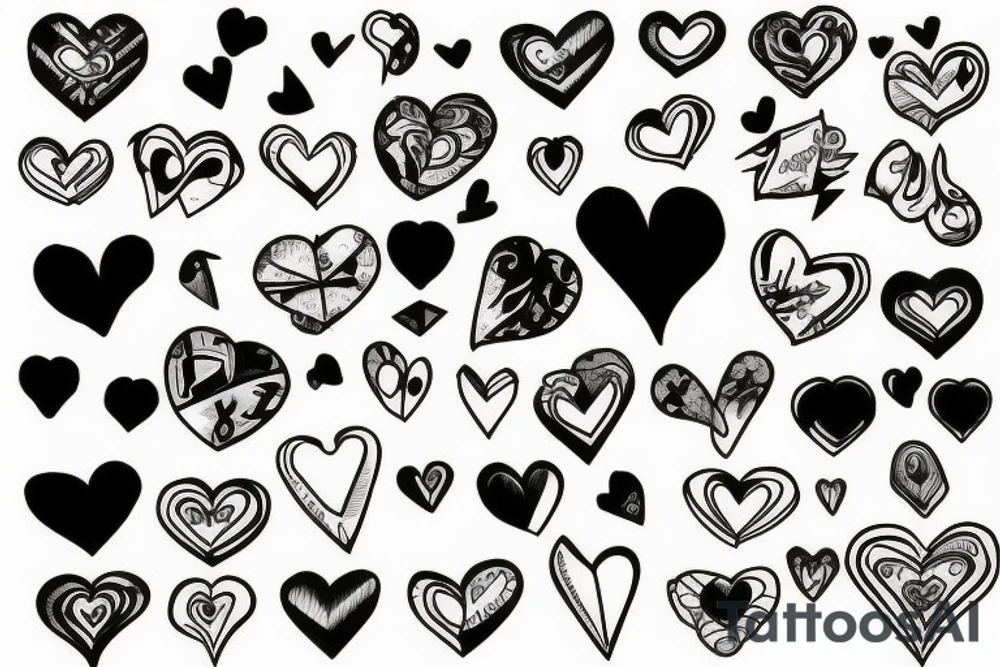 broken heart tattoo idea