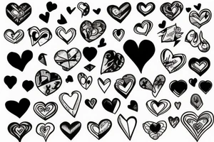 broken heart tattoo idea