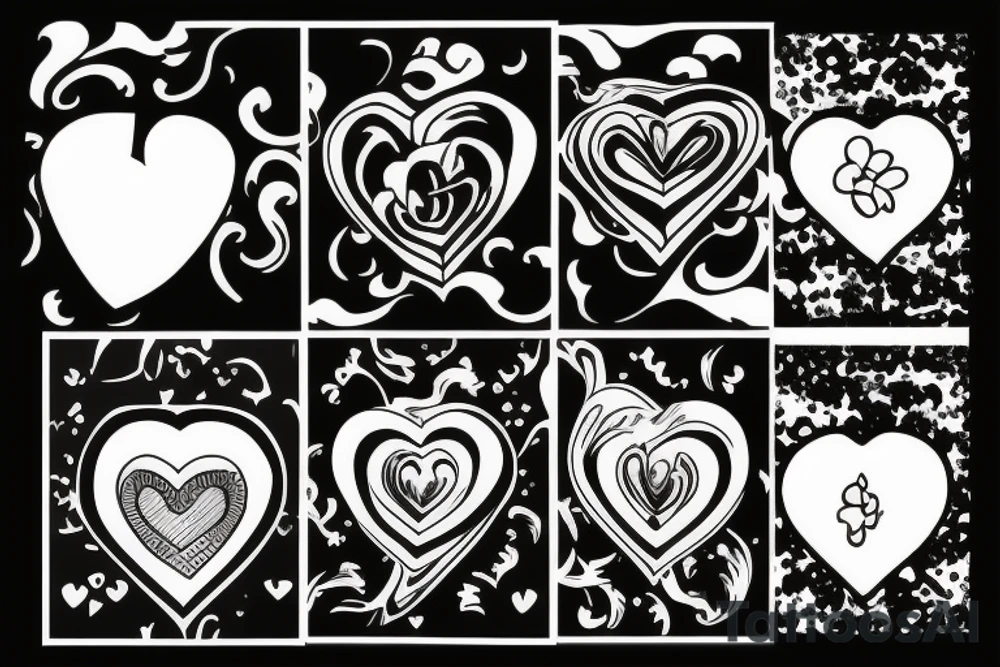 broken heart tattoo idea