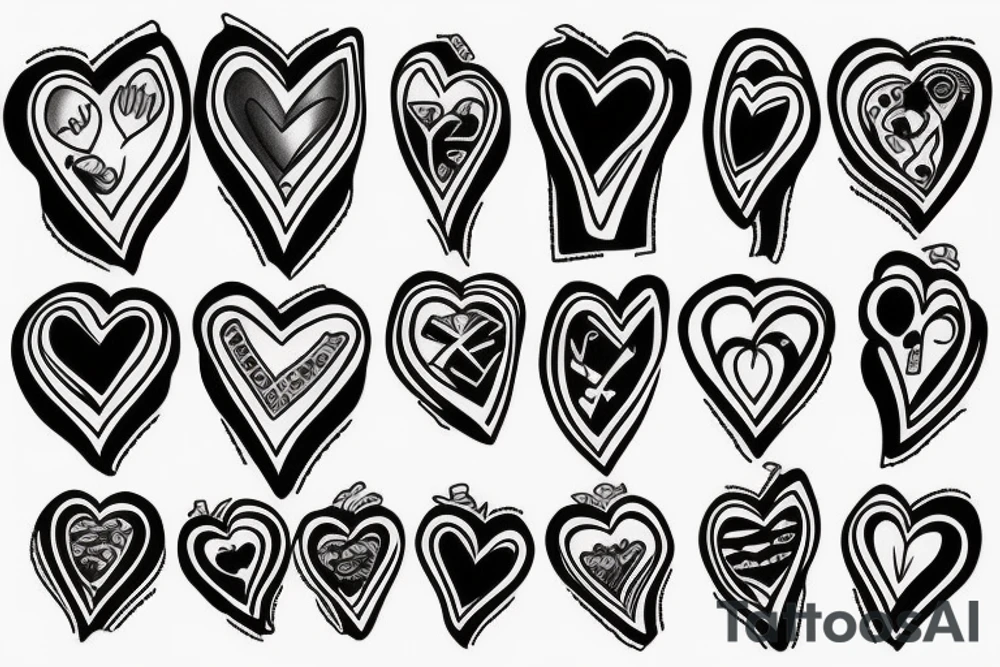 broken heart tattoo idea