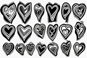 broken heart tattoo idea