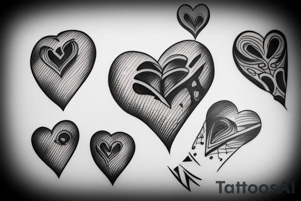 broken heart tattoo idea
