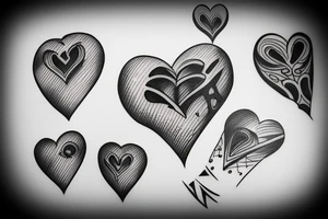broken heart tattoo idea