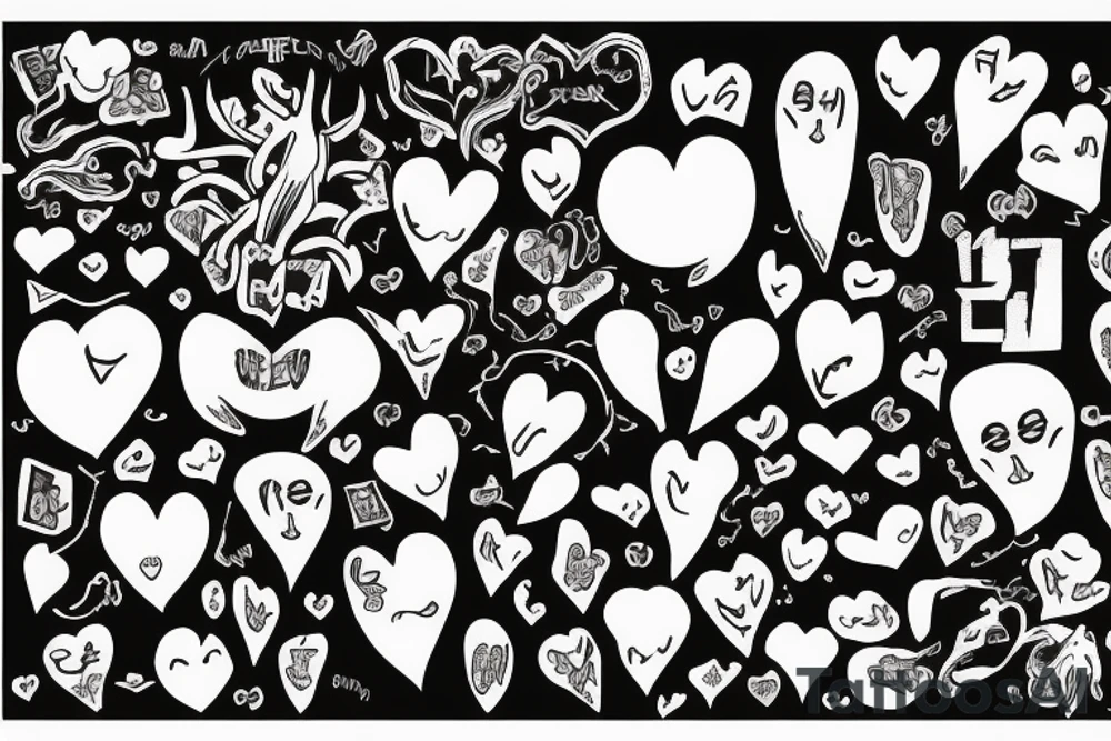 Stigma of the victim passing into the heart tattoo idea