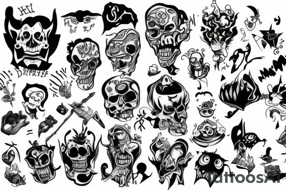hell tattoo idea