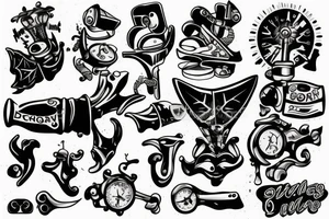 tattoo machine tattoo idea
