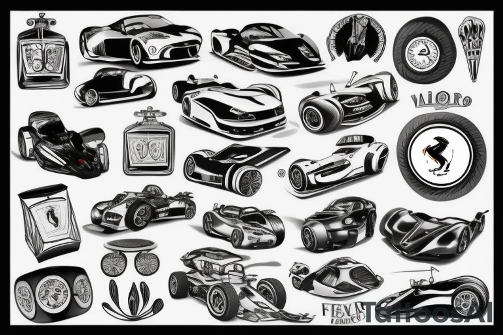 ferrari tattoo idea