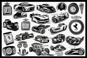 ferrari tattoo idea