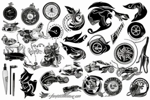ferrari tattoo idea