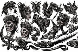 Ukrainian warrior tattoo idea
