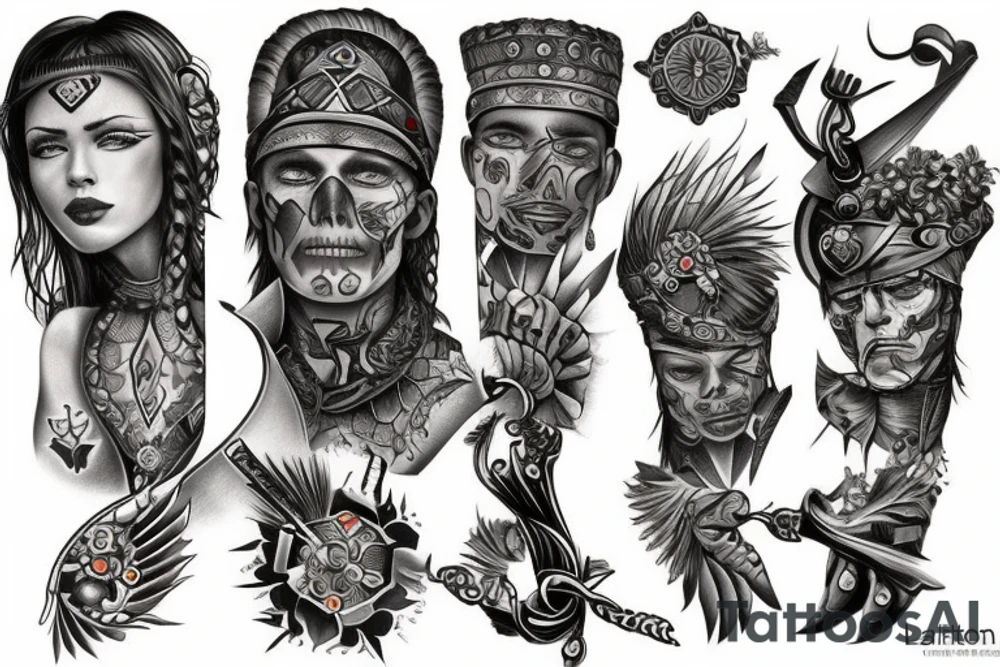 Ukrainian warrior tattoo idea