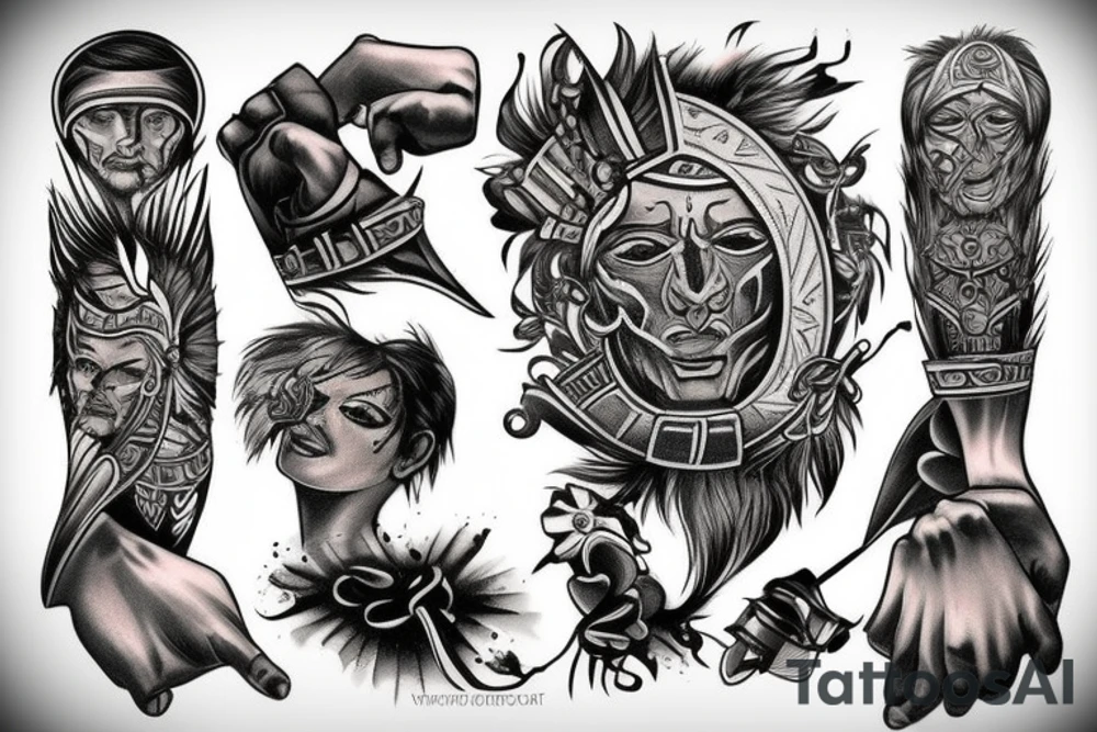Ukrainian warrior tattoo idea