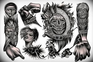 Ukrainian warrior tattoo idea