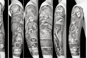 one piece bicep faith tattoo tattoo idea