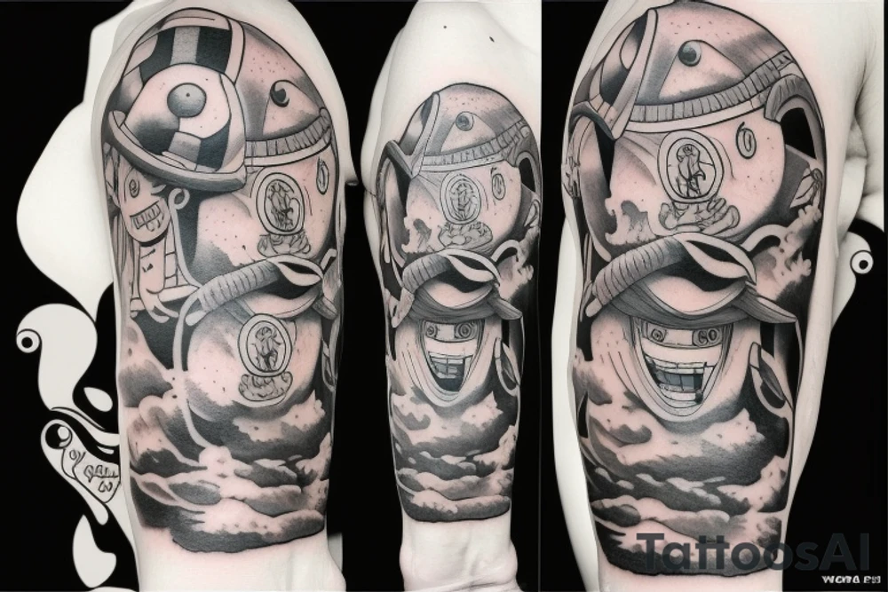 one piece bicep faith tattoo tattoo idea